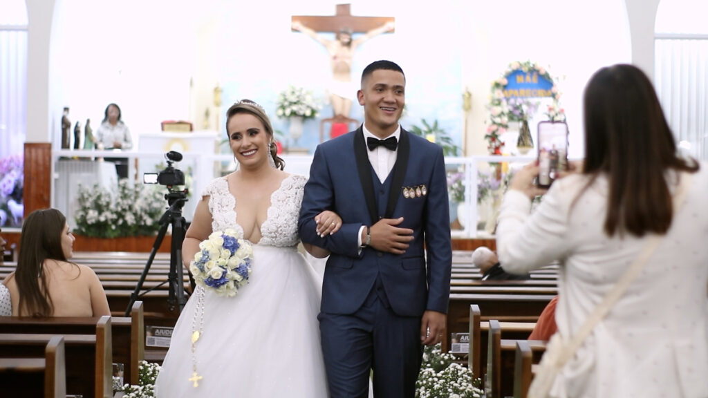 Cristian e Aline | Casamento na Igreja de Fátima em Barbacena- Minas Gerais